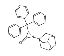 1-(adamantan-1-yl)-3-tritylaziridin-2-one Structure