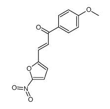 1-(4-methoxy-phenyl)-3-(5-nitro-furan-2-yl)-propenone结构式