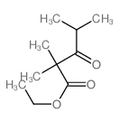 ethyl 2,2,4-trimethyl-3-oxo-pentanoate structure