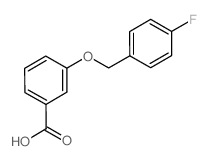 3-[(4-FLUOROBENZYL)OXY]BENZOIC ACID structure