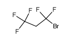 1-bromo-1,1,3,3,3-pentafluoro-propane结构式