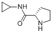 2-Pyrrolidinecarboxamide,N-cyclopropyl-,(2S)-(9CI) Structure