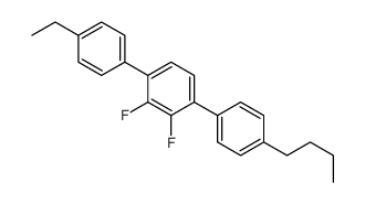 1-(4-butylphenyl)-4-(4-ethylphenyl)-2,3-difluorobenzene结构式