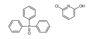 6-chloro-1H-pyridin-2-one,diphenylphosphorylbenzene Structure