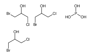 1-bromo-3-chloropropan-2-ol,phosphorous acid Structure