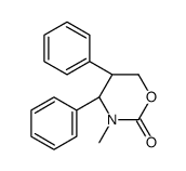 (4R,5S)-3-methyl-4,5-diphenyl-1,3-oxazinan-2-one结构式