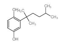 2-(2,5-dimethylhexan-2-yl)benzene-1,4-diol结构式