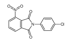 2-(4-chlorophenyl)-4-nitroisoindole-1,3-dione结构式
