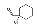 1-chlorocyclohexane-1-carbaldehyde Structure