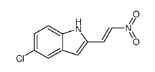 5-chloro-2-(2-nitroethenyl)-1H-indole Structure