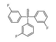 tris(3-fluorophenyl)-sulfanylidene-λ5-phosphane结构式