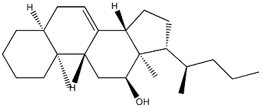 5β-Chol-7-en-12α-ol结构式