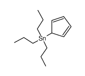 cyclopenta-2,4-dien-1-yltripropylstannane结构式