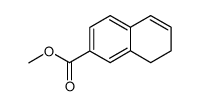 7,8-dihydronaphthalene-2-carboxylic acid methyl ester结构式