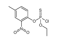 Phosphorochloridothioic acid O-ethyl O-(2-nitro-5-methylphenyl) ester结构式