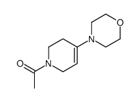 1-(4-morpholin-4-yl-3,6-dihydro-2H-pyridin-1-yl)ethanone结构式