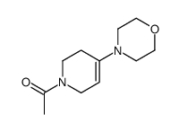 1-(4-morpholin-4-yl-3,6-dihydro-2H-pyridin-1-yl)ethanone Structure