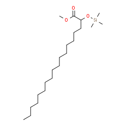 2-(Trimethylsilyloxy)stearic acid methyl ester结构式