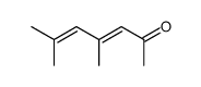 4,6-Dimethyl-3,5-heptadien-2-one结构式