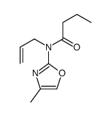 N-(4-methyl-1,3-oxazol-2-yl)-N-prop-2-enylbutanamide结构式