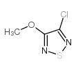 3-氯-4-甲氧基-1,2,5-噻二唑结构式