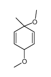 3,6-dimethoxy-3-methylcyclohexa-1,4-diene结构式