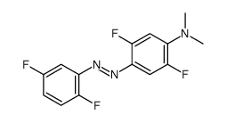 2,2',5,5'-Tetrafluoro-4-dimethylaminoazobenzene结构式