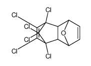 5,8-Epoxy-1,2,3,4,10,10-hexachloro-1,4,4a,5,8,8a-hexahydro-1,4-methanonaphthalene结构式