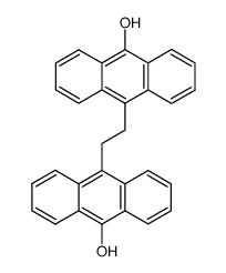 10,10'-(Ethane-1,2-diyl)bis(anthracen-9-ol)结构式