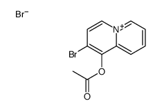 (2-bromoquinolizin-5-ium-1-yl) acetate,bromide Structure