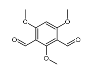 2,4-diformyl 1,3,5-trimethoxy benzene结构式