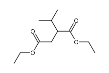 (+/-)-isopropylsuccinic acid diethyl ester结构式