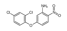 5-(2,4-dichlorophenoxy)-2-nitroaniline结构式