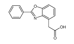 2-(2-phenylbenzooxazol-4-yl)acetic acid structure