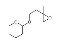 2-[2-(2-methyloxiran-2-yl)ethoxy]oxane结构式