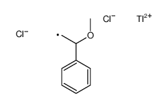 dichloro-(2-methoxy-2-phenylethyl)thallane Structure