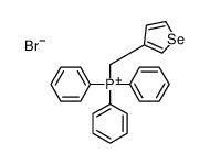 triphenyl(selenophen-3-ylmethyl)phosphanium,bromide结构式