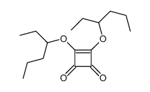 3,4-di(hexan-3-yloxy)cyclobut-3-ene-1,2-dione结构式