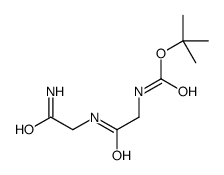 tert-butyl N-[2-[(2-amino-2-oxoethyl)amino]-2-oxoethyl]carbamate Structure
