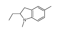 2-ethyl-1,5-dimethyl-2,3-dihydroindole Structure
