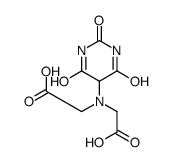 2,2'-[(2,4,6-Trioxohexahydro-5-pyrimidinyl)imino]diacetic acid Structure