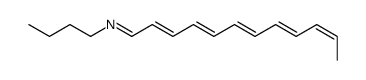 N-(dodec-2,4,6,8,10-pentaenylidene)-n-butylamine Structure