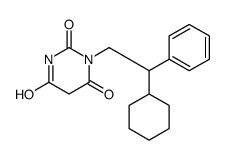 1-(2-cyclohexyl-2-phenylethyl)-1,3-diazinane-2,4,6-trione结构式