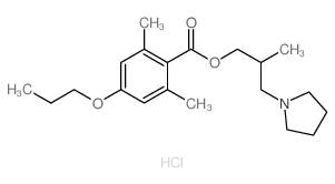 (2-methyl-3-pyrrolidin-1-yl-propyl) 2,6-dimethyl-4-propoxy-benzoate picture
