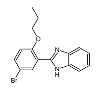 2-(5-bromo-2-propoxyphenyl)-1H-benzimidazole Structure