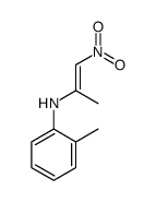 2-methyl-N-(1-nitroprop-1-en-2-yl)aniline结构式