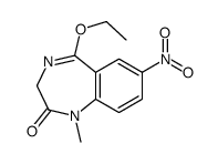 5-Ethoxy-1-methyl-7-nitro-3H-1,4-benzodiazepin-2(1H)-one结构式