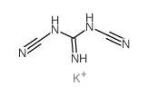 potassium (N-cyanocarbamimidoyl)iminomethylideneazanide structure