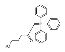5-hydroxy-1-(triphenyl-λ5-phosphanylidene)pentan-2-one结构式