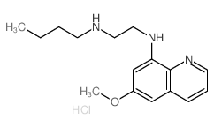 N-butyl-N-(6-methoxyquinolin-8-yl)ethane-1,2-diamine结构式